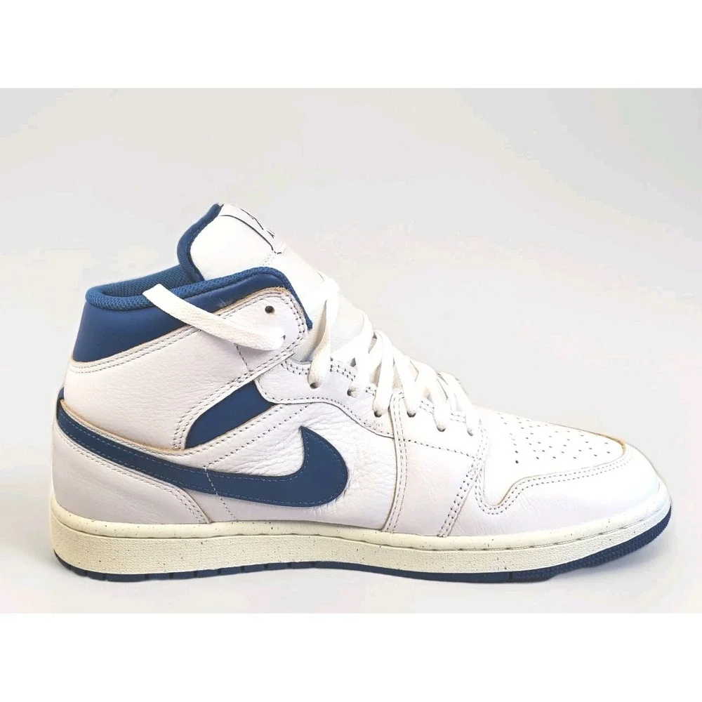 Nike Air Jordan 1 Mid SE‎ Industrial Blue F5215-141 Men's size 11 sneaker shoe